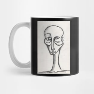 staring contest Mug